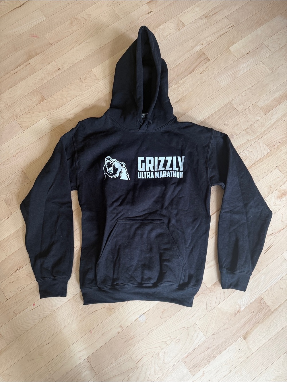 Black Grizzly Ultramarathon Hoodie-  Unisex S.
